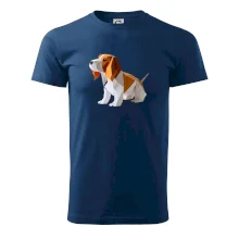 Bígl slepený z papíru Bígl slepený z papíru