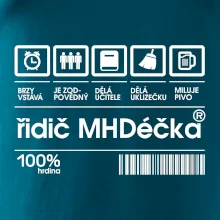 Čárový kód -  Řidič MHD Čárový kód -  Řidič MHD