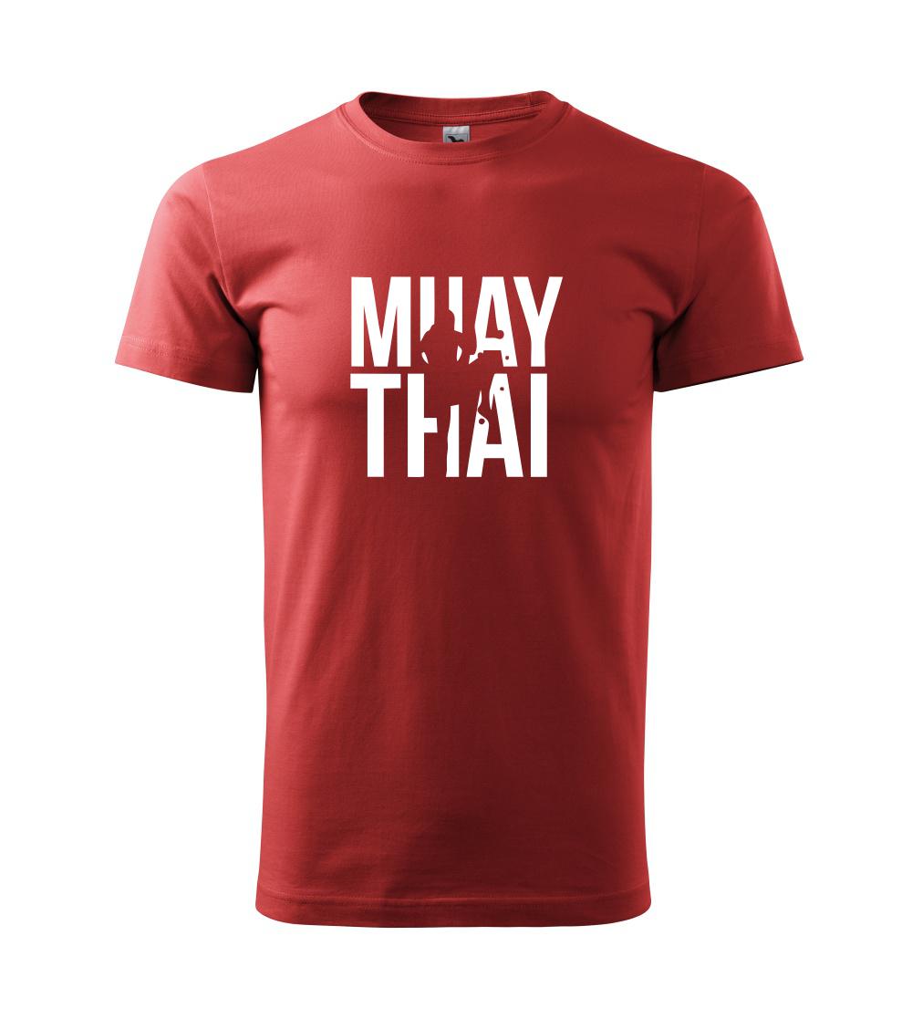 Nápis Muay Thai - Heavy new - triko pánské
