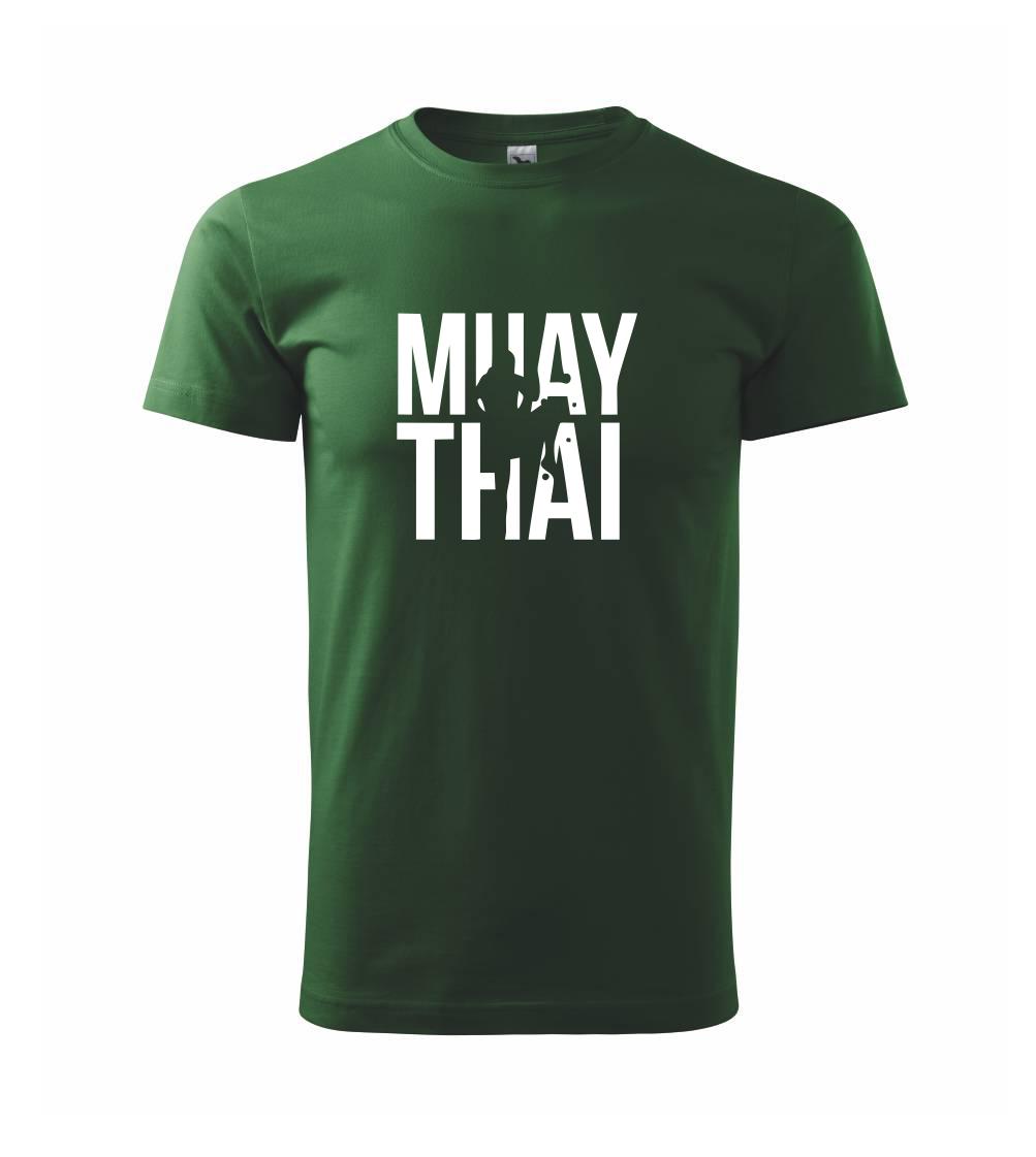 Nápis Muay Thai - Triko Basic Extra velké