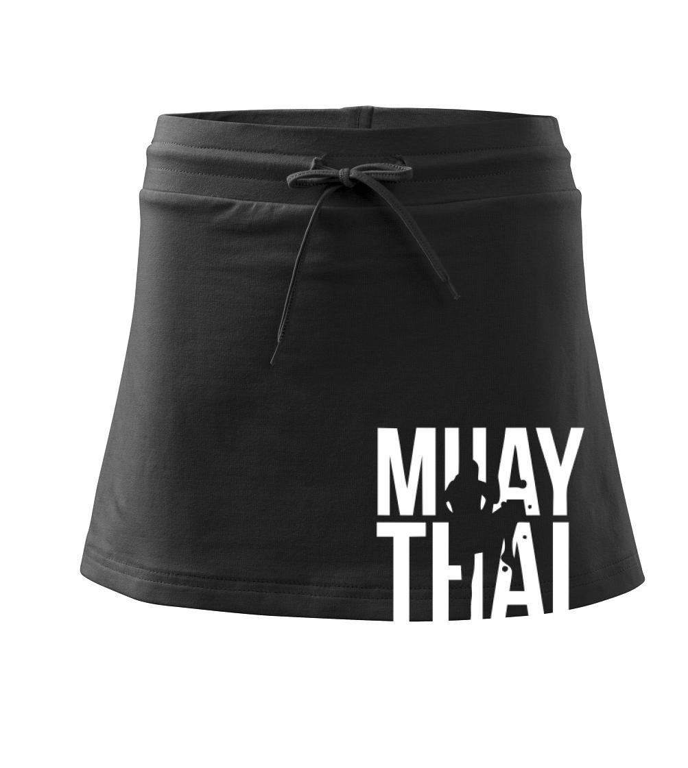 Nápis Muay Thai - Sportovní sukně - two in one