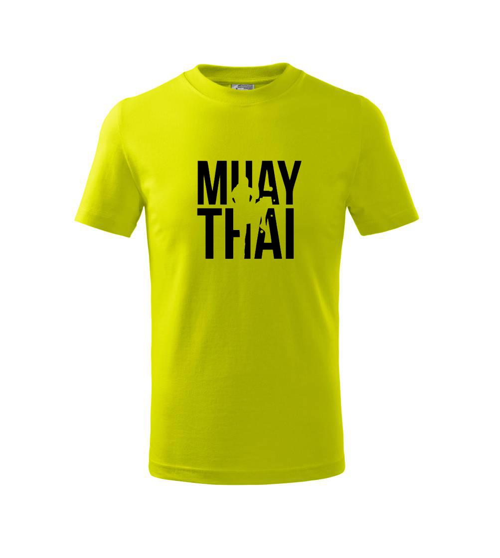 Nápis Muay Thai - Triko dětské basic