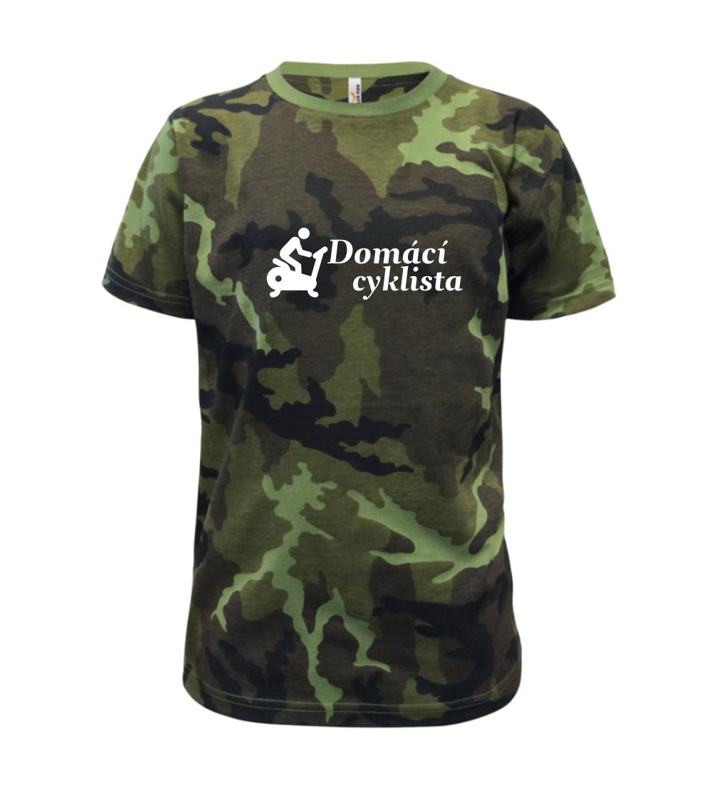 Domácí cyklista - Dětské maskáčové triko
