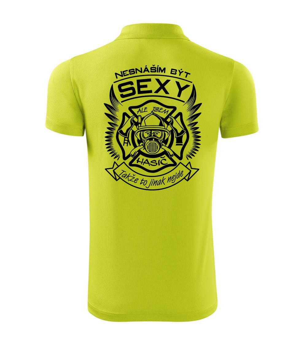 Nesnáším být sexy - hasič - Polokošile Victory sportovní (dresovina)