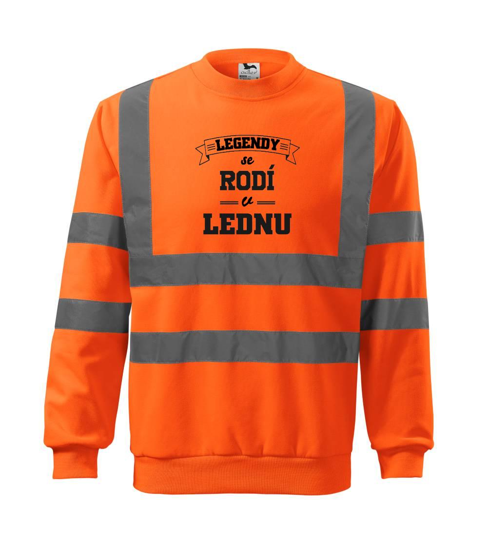 Legendy se rodí v lednu - Reflexní mikina
