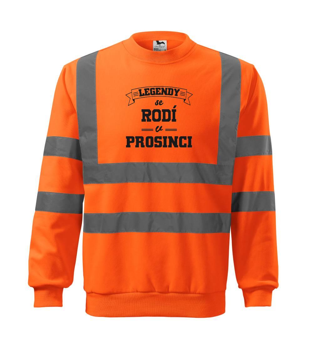 Legendy se rodí v prosinci - Reflexní mikina