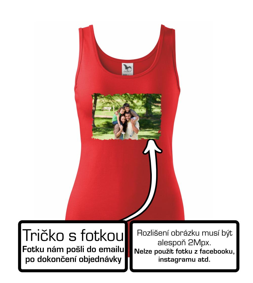 Triko s vlastní fotkou - Tílko triumph