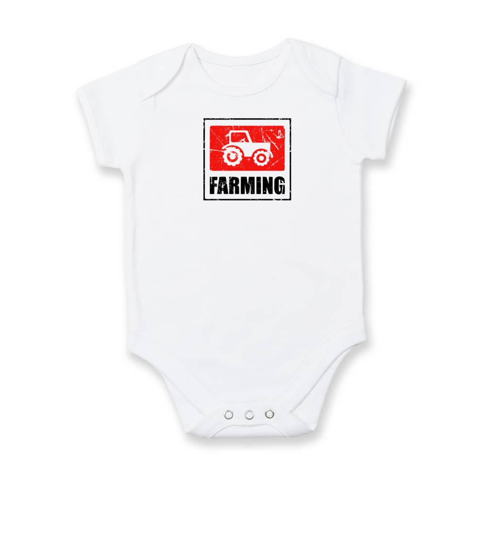 Farming traktor logo - Body kojenecké
