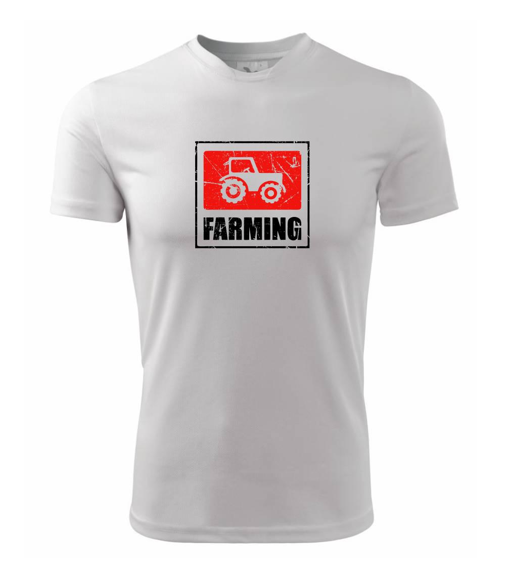 Farming traktor logo - Dětské triko Fantasy sportovní (dresovina)