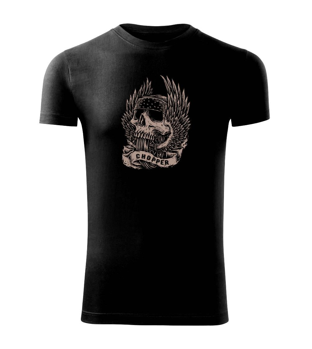 Chopper kolo křídla - Replay FIT pánské triko