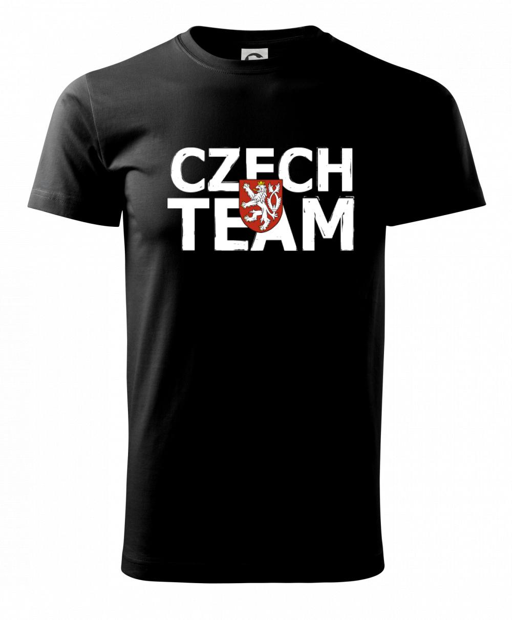 Czech team - Český lev - Triko Basic Extra velké