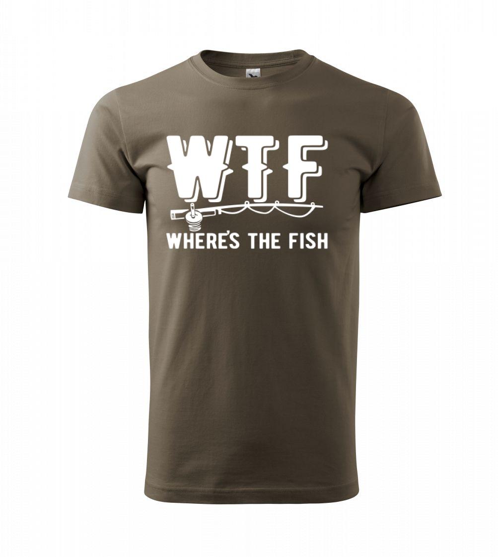 Wheres's the Fish WTF - Triko Basic Extra velké