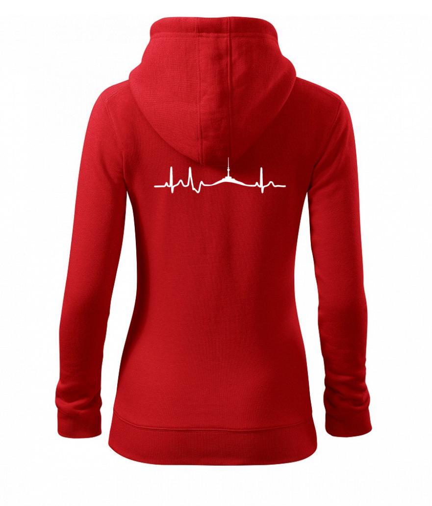 Ekg Jeseníky - Dámská mikina trendy zipper s kapucí