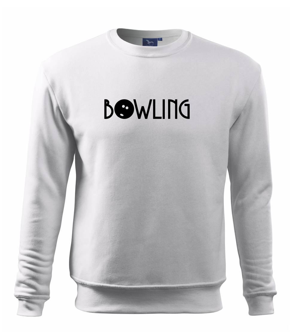 Bowling nápis - Mikina Essential pánská