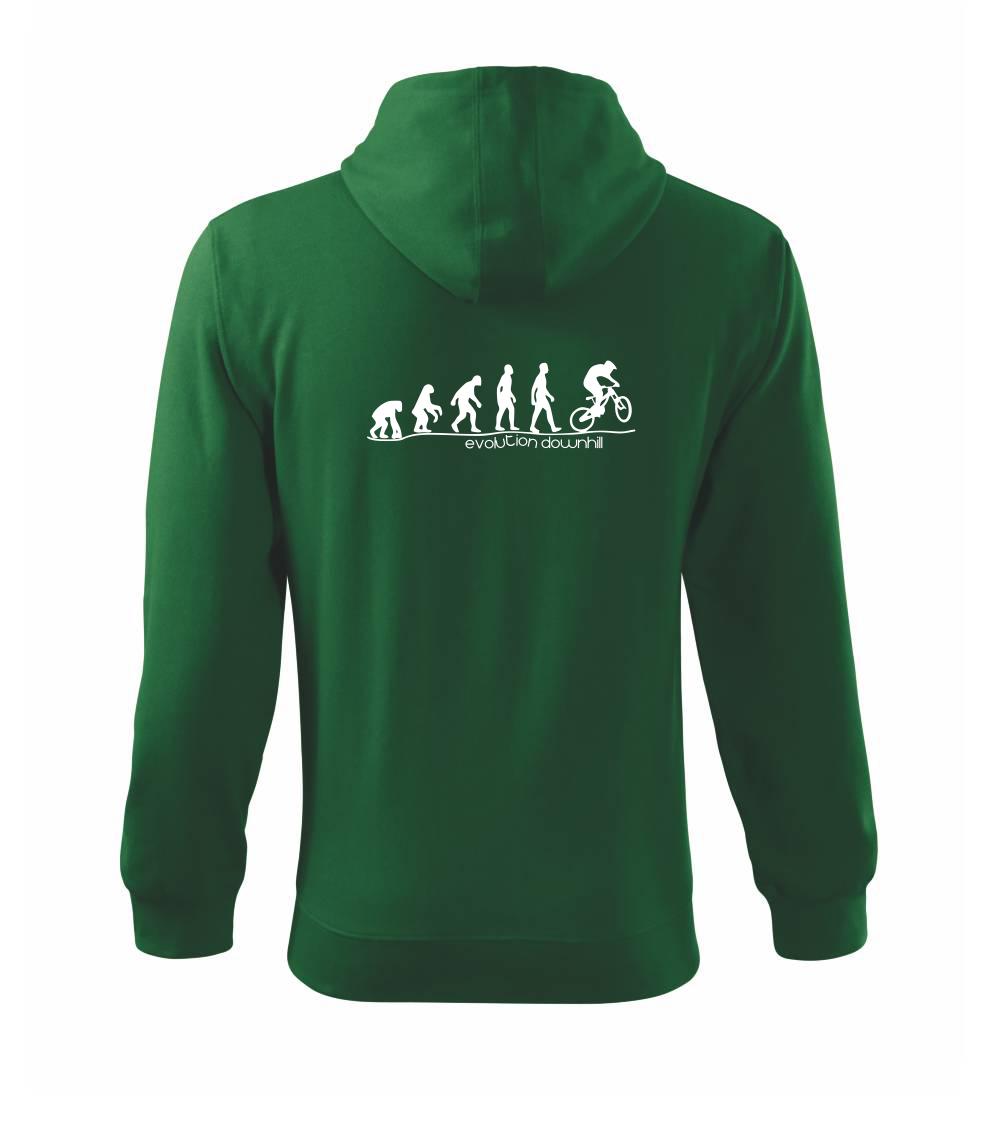 Evolution Downhill - Mikina s kapucí na zip trendy zipper