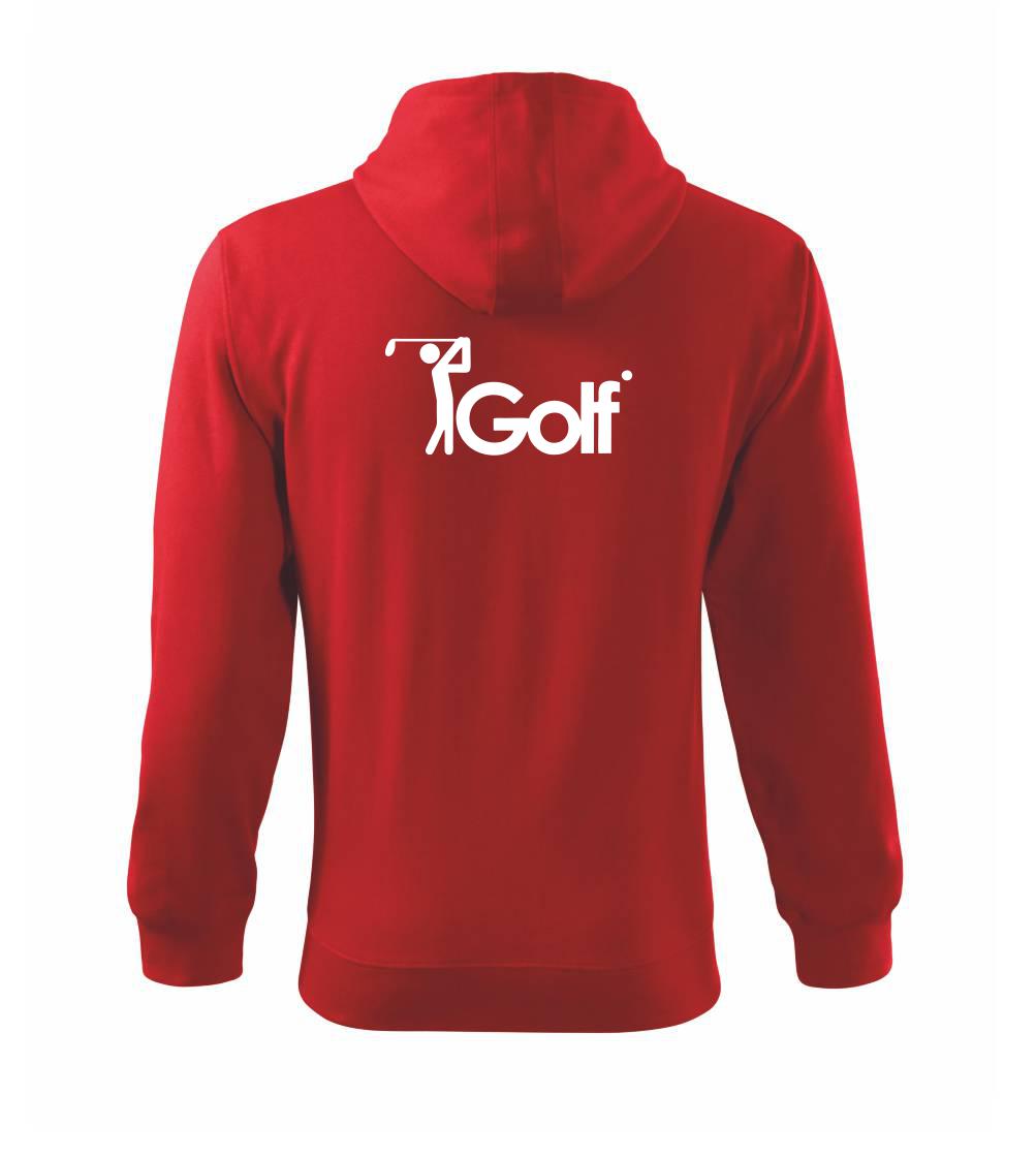Golfista - Mikina s kapucí na zip trendy zipper