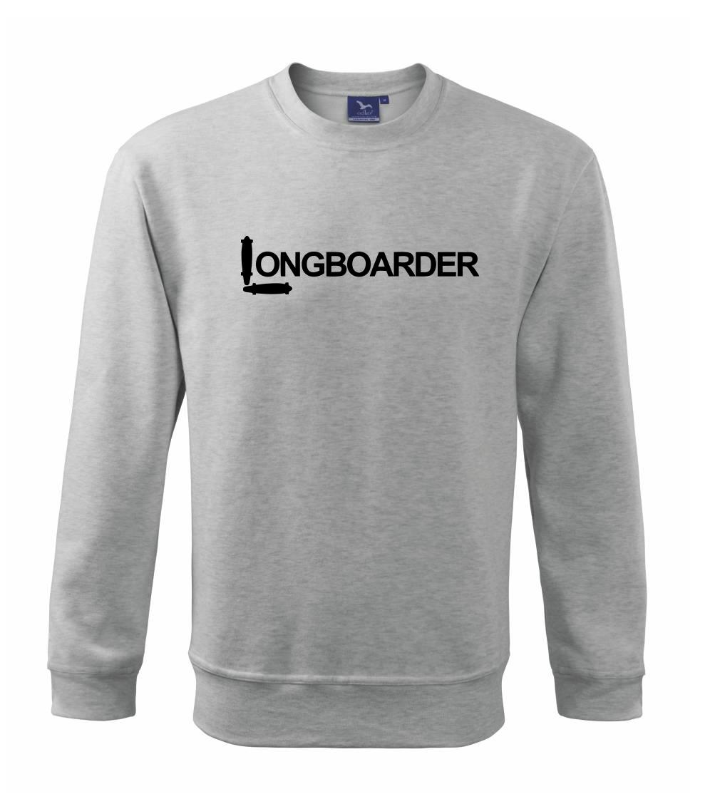 Longboarder nápis - Mikina Essential pánská