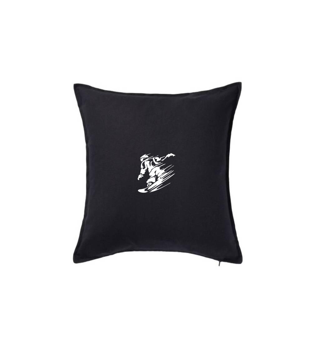 Rychlý snowboardista - Polštář 50x50