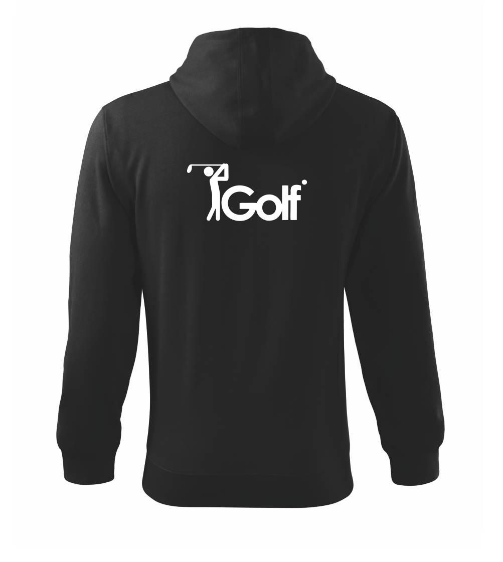 Golfista - Mikina s kapucí na zip trendy zipper