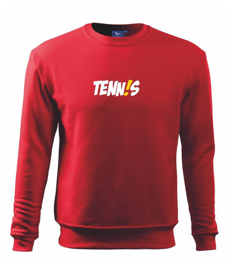 Tenis nápis - Mikina Essential pánská