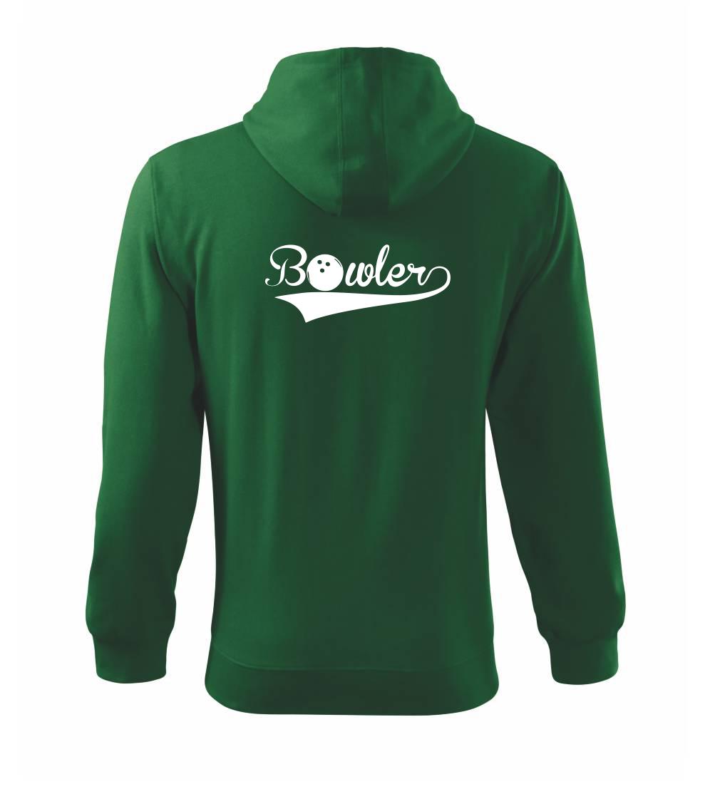 Bowler - Mikina s kapucí na zip trendy zipper