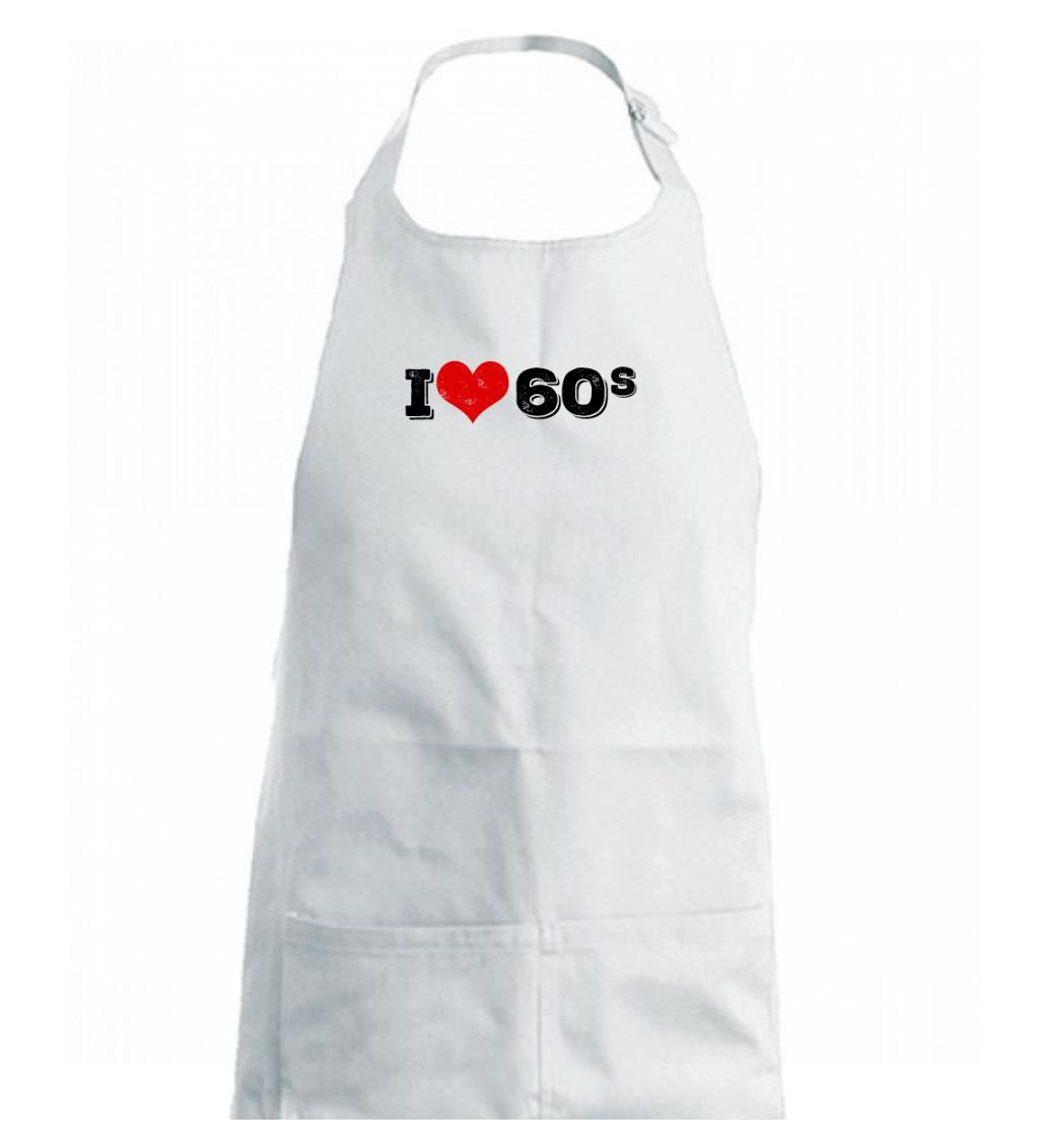 I love 60s - Dětská zástěra na vaření