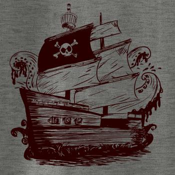 Pirátská loď malovaná