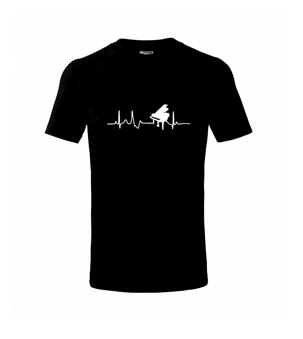 Piano ekg - křídlo - Triko dětské basic