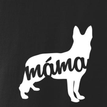 Německý ovčák máma obrys