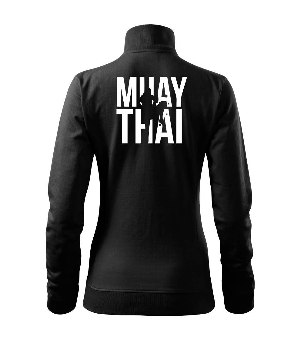 Nápis Muay Thai - Mikina dámská Viva bez kapuce