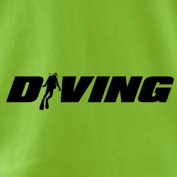 Diving nápis potápěč Diving nápis potápěč
