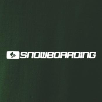 Snowboarding nápis