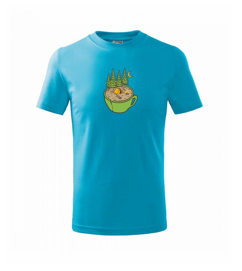 Hrnek plný stanování