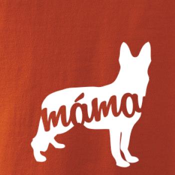 Německý ovčák máma obrys