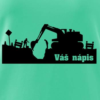 Zemní práce - silueta (váš text)