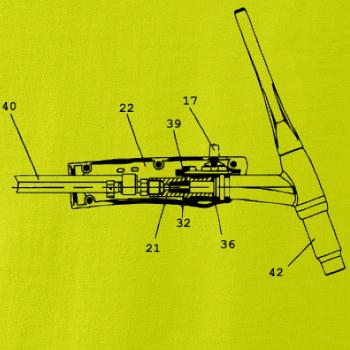 Svářeč - Svářecí pistole - nákres