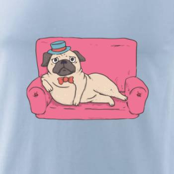 Mops na gauči