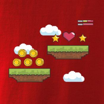 Gamer - stará hra - mince a mraky