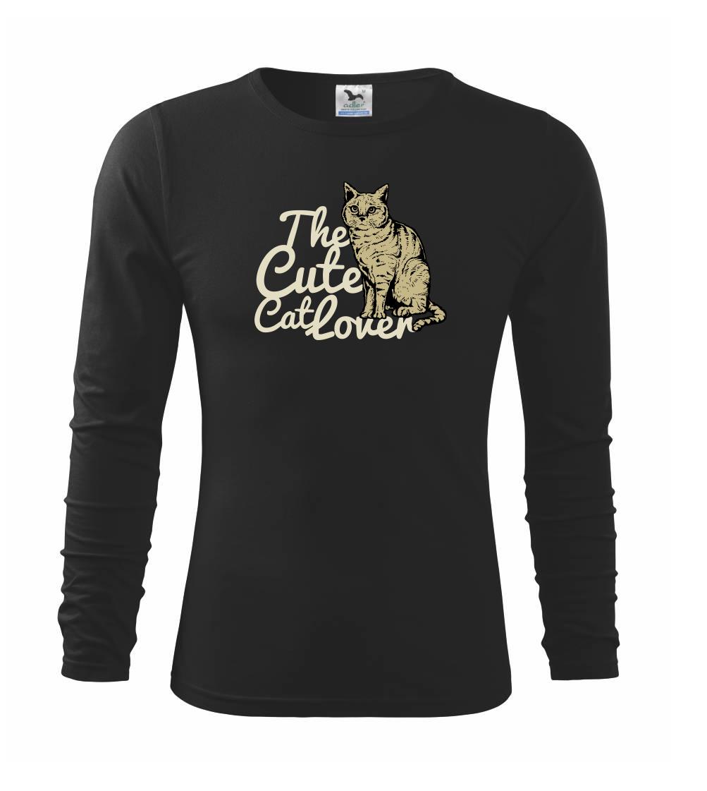 The cute cat lover - Triko s dlouhým rukávem FIT-T long sleeve