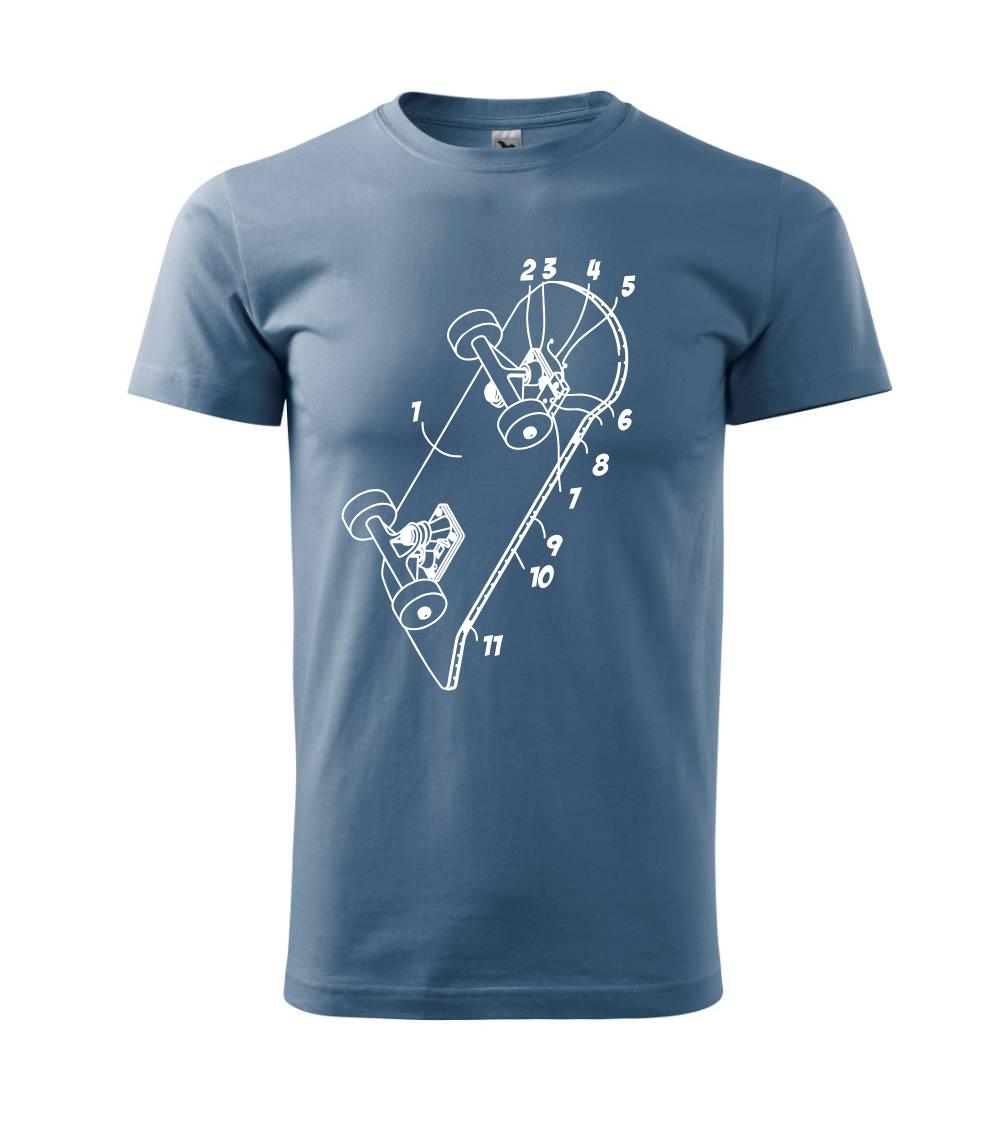 Skateboard nákres prkna