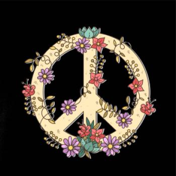 Peace symbol pískový Peace symbol pískový