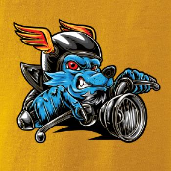 Motorkář vlk