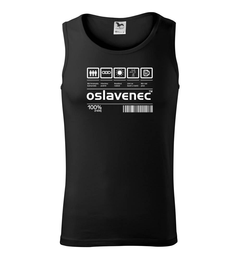 Čárový kód - Oslavenec - Tílko pánské Core