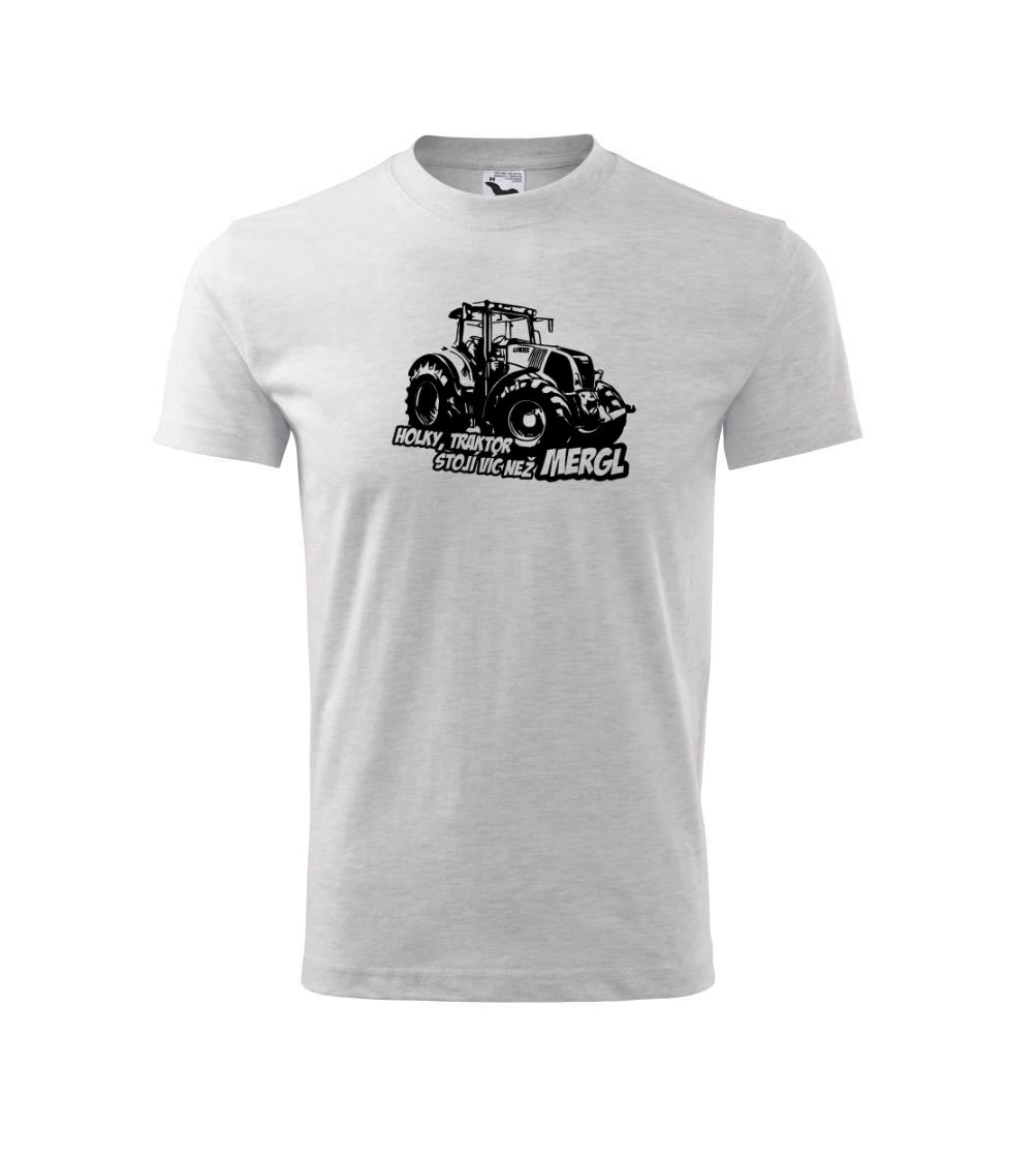 Holky, traktor stojí víc než mergl