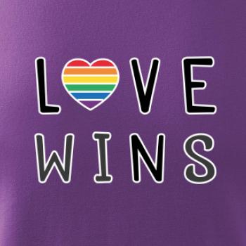 Love wins nápis