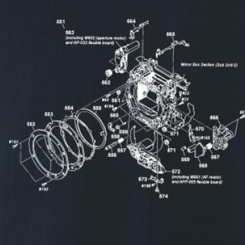 Nákres uzávěrka starý fotoaparát