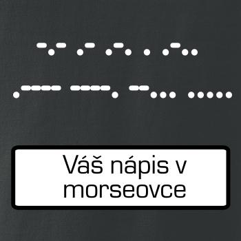 Morseovka - váš nápis