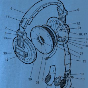 Nákres sluchátko pro pilota