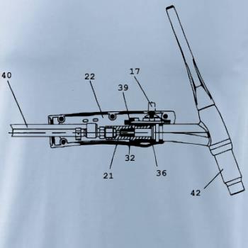Svářeč - Svářecí pistole - nákres