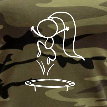 Skákající holčička